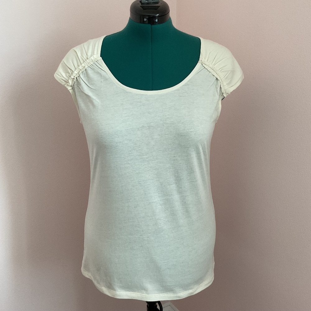 NWT Talbots Cap Sleeve Knit Tee